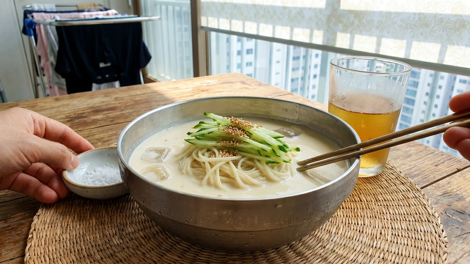 Kong-guksu (Cold Soy Milk Noodles)
