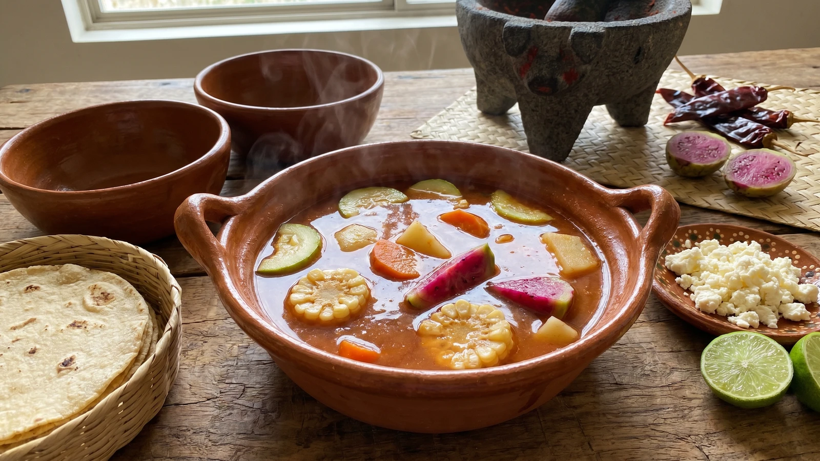 Manuel Doblado Xoconostle Broth (Caldo de Zorra)