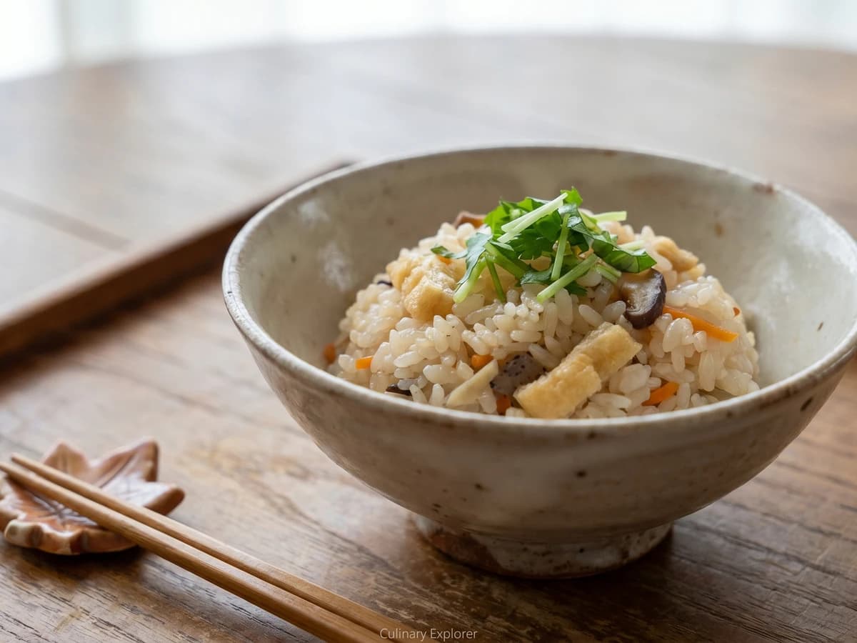 Osaka Mixed Rice (かやくご飯, Kayakumeshi) - Chef Takumi