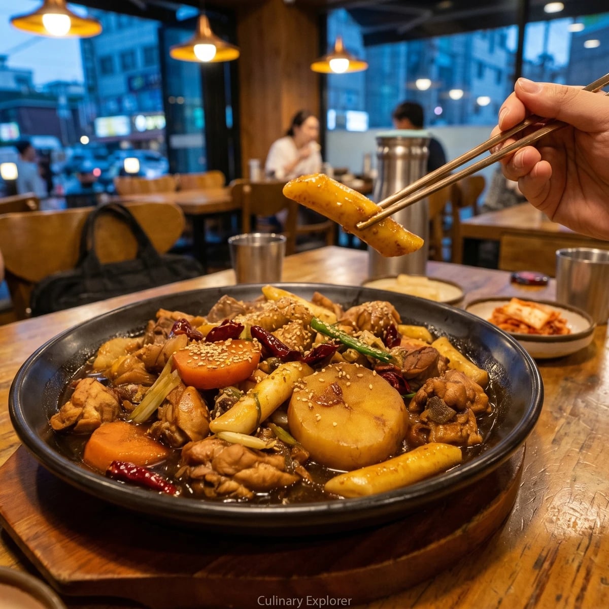 Jorimdak (Andong Rice-Cake Braised Chicken)