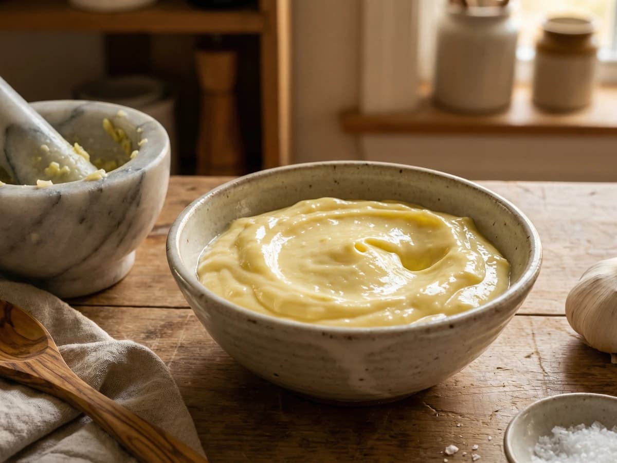 Handmade Garlic Aioli - Chef Ally
