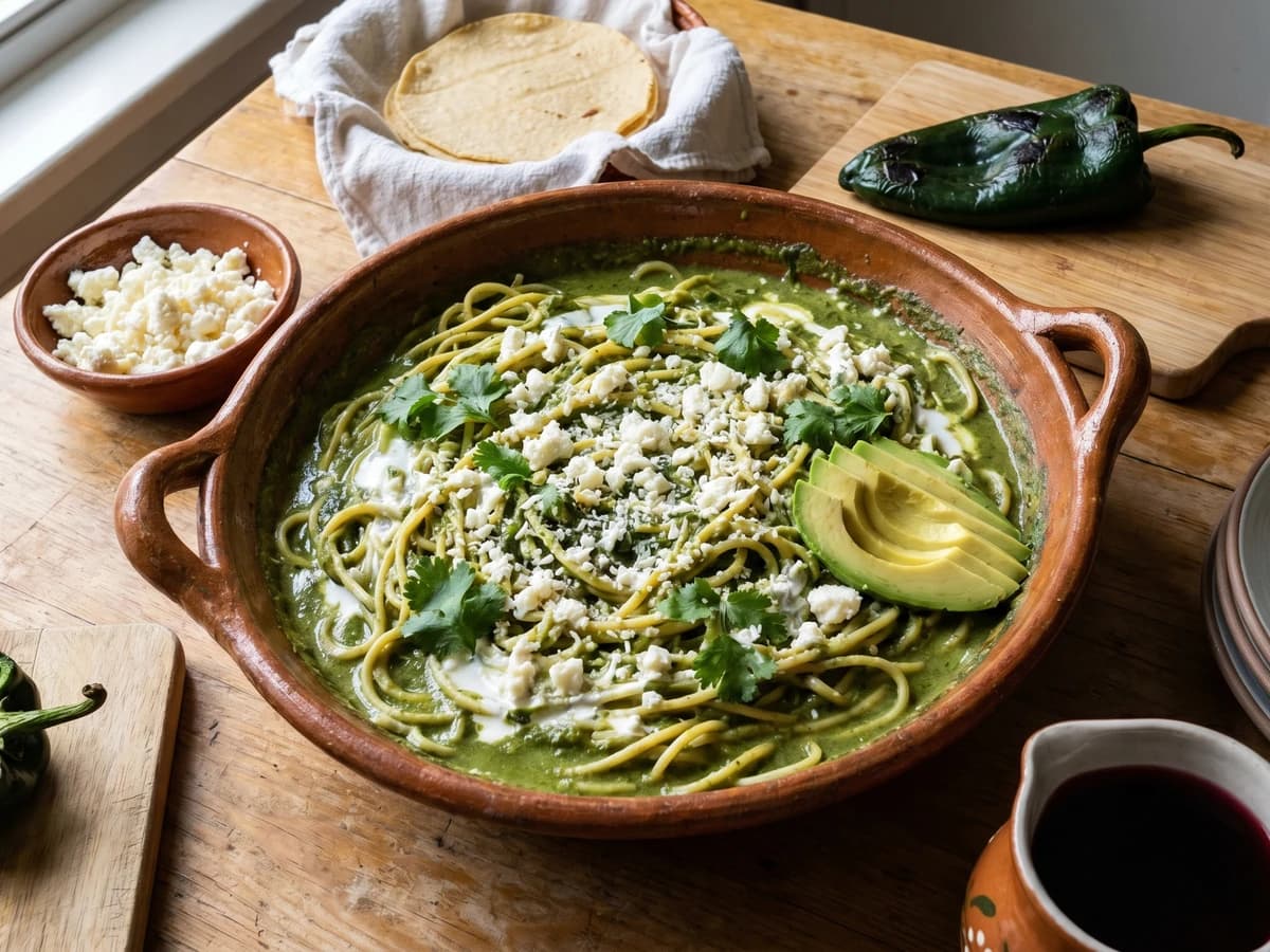 Espagueti Verde - Chef Lupita