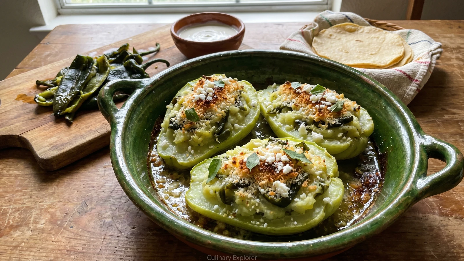 Chayotes Rellenos Michoacanos