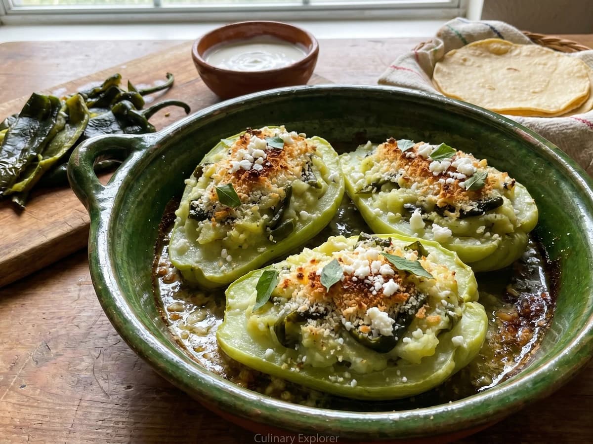 Chayotes Rellenos Michoacanos