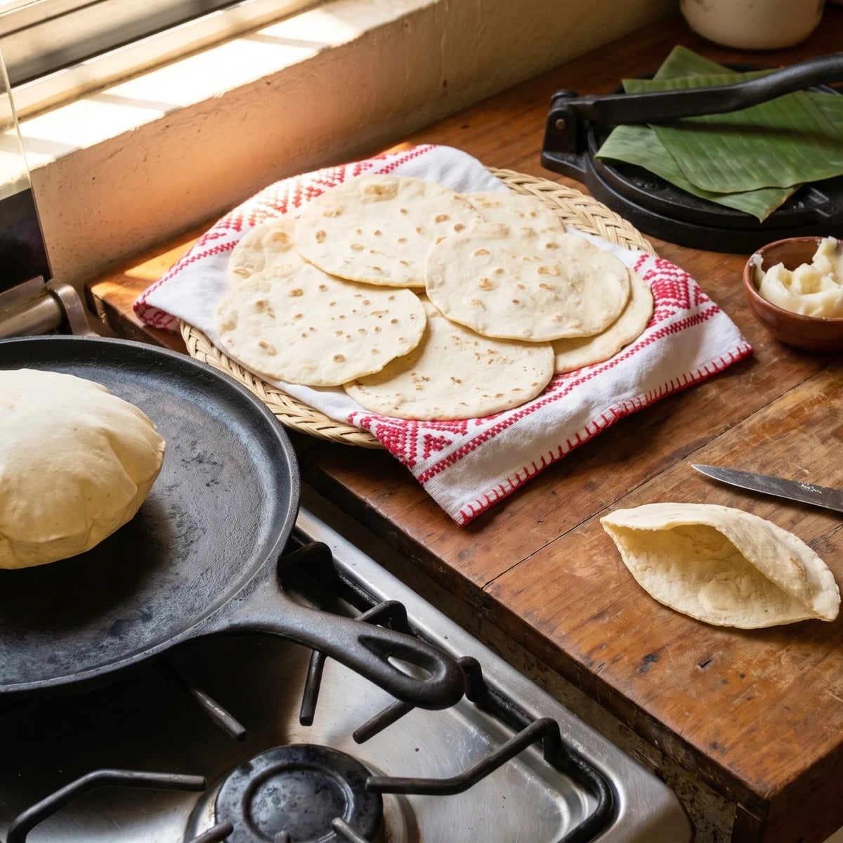 Tortillas para Panucho y Salbute