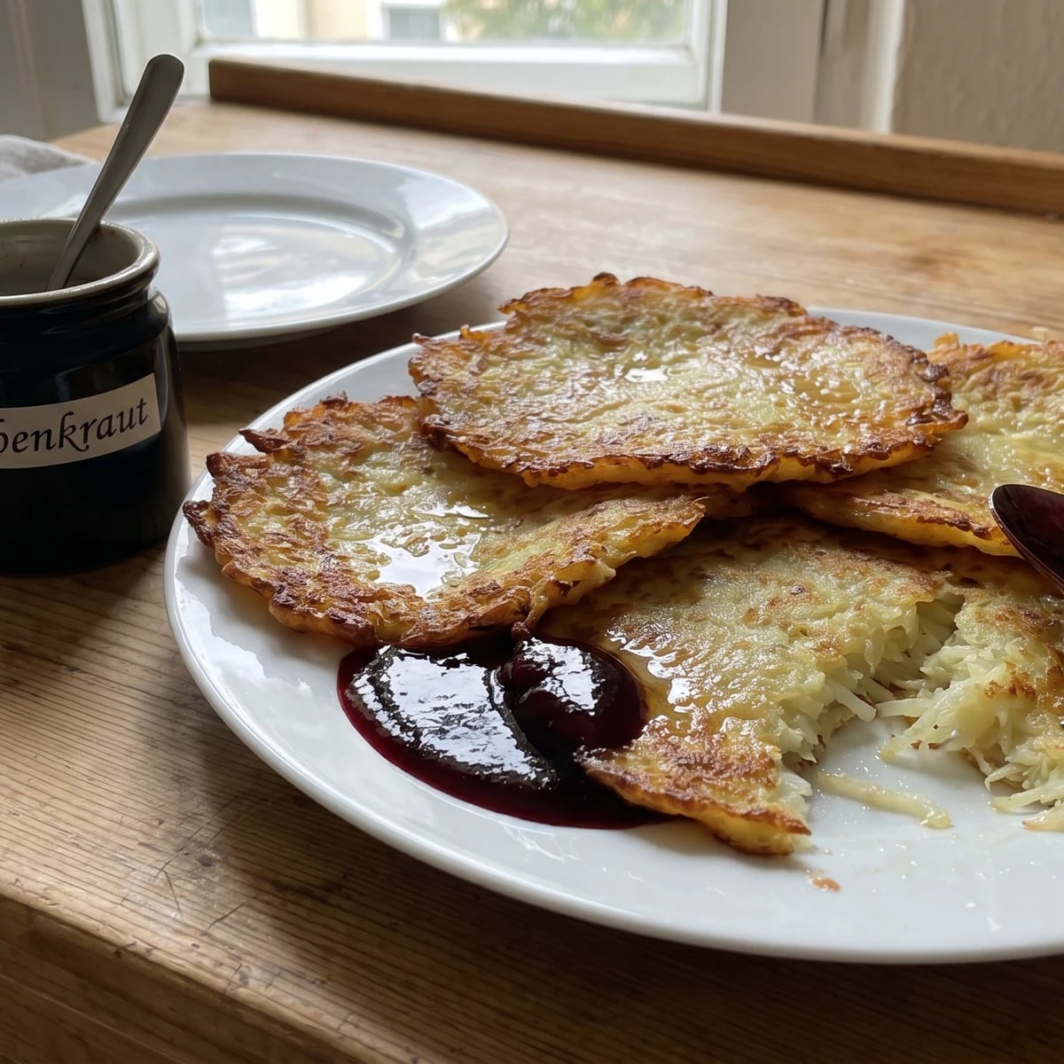 Rievkooche mit Rübenkraut