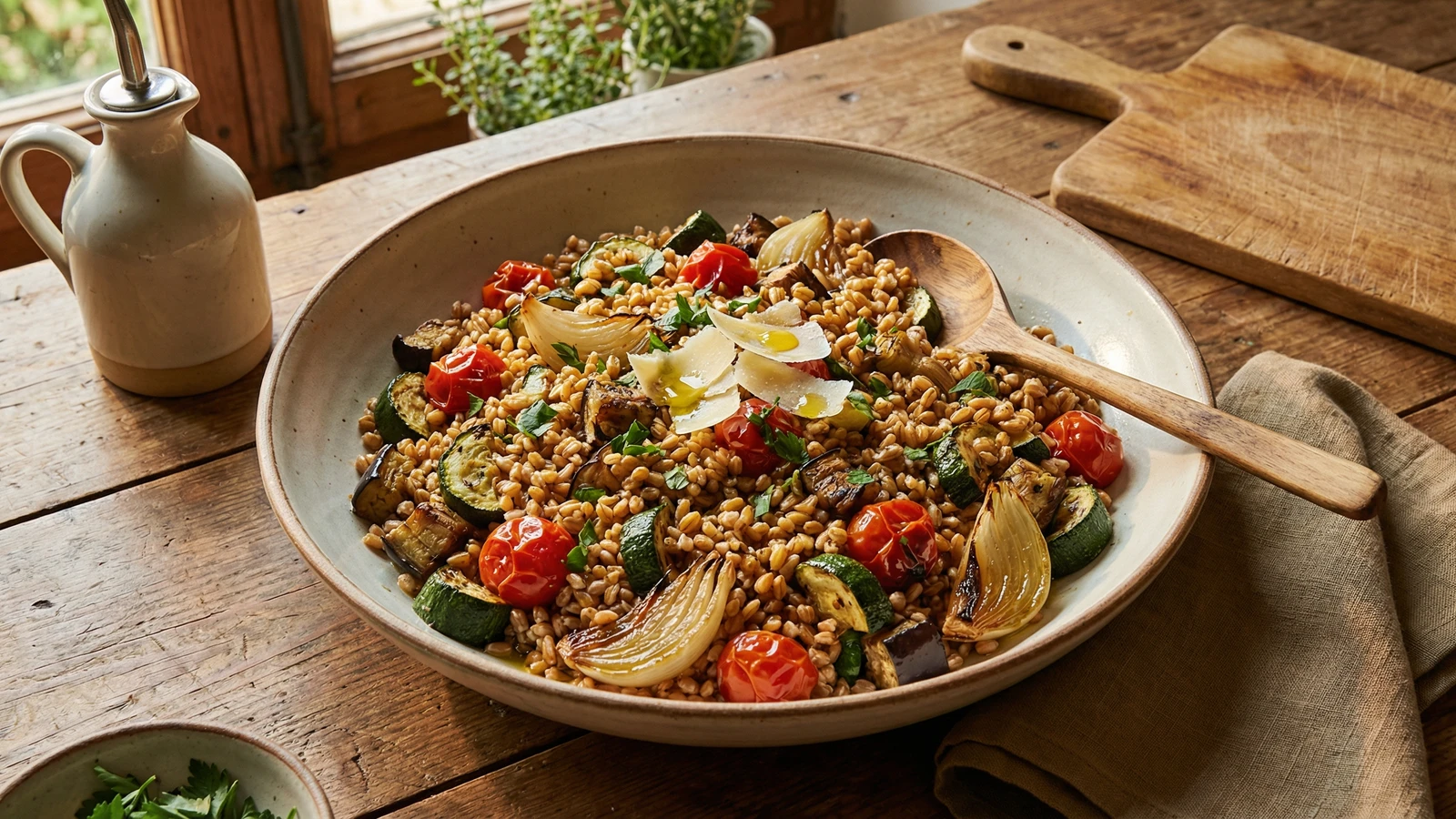 Farro con Verdure