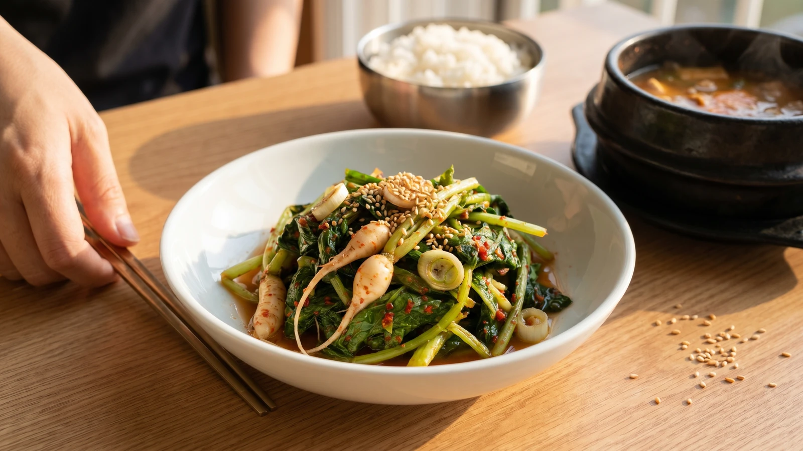 Yeolmu-geotjeori (Young Summer Radish Salad)