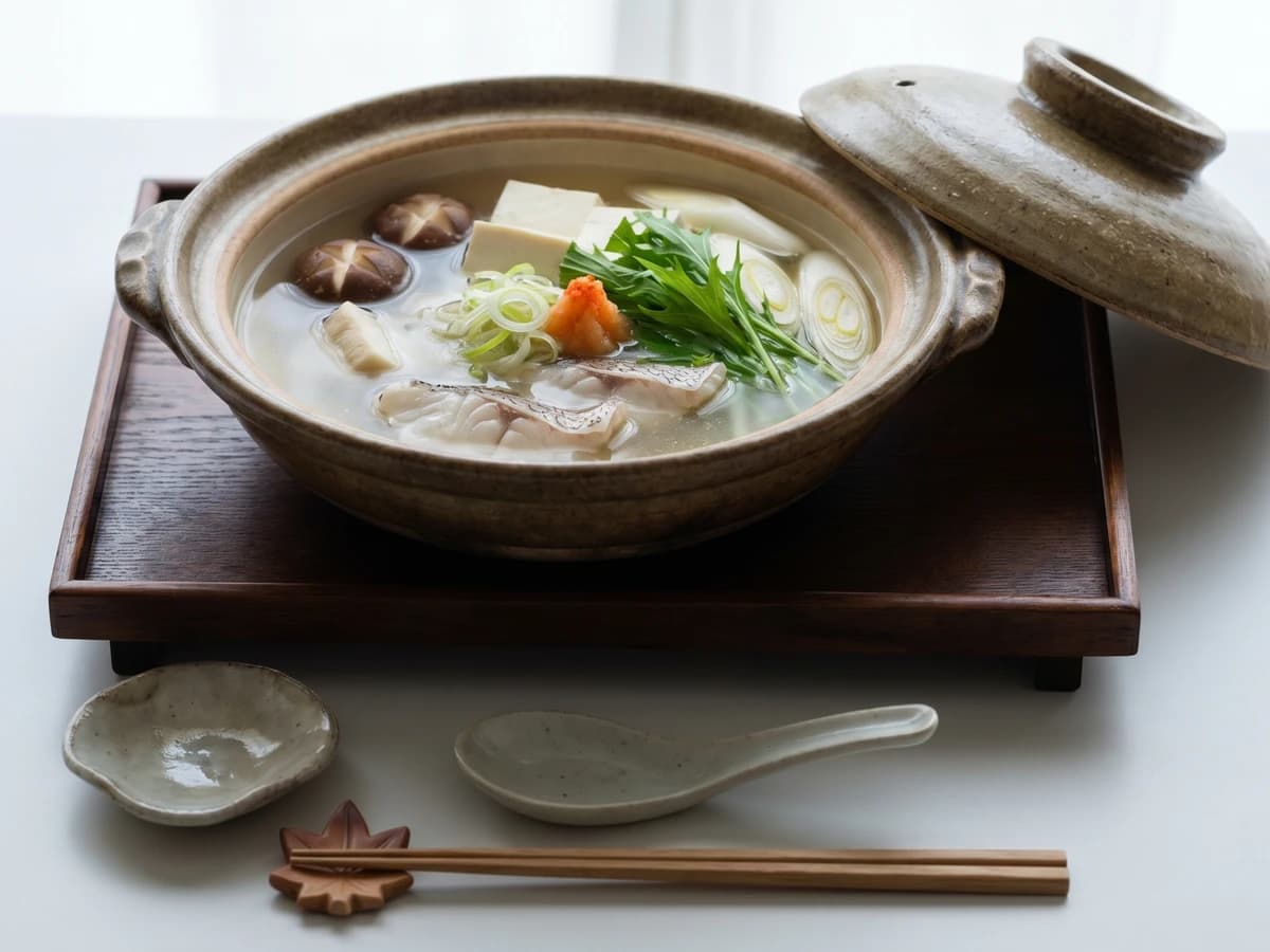 Sea Bream Hot Pot (鯛ちり, Tai-chiri) - Chef Takumi