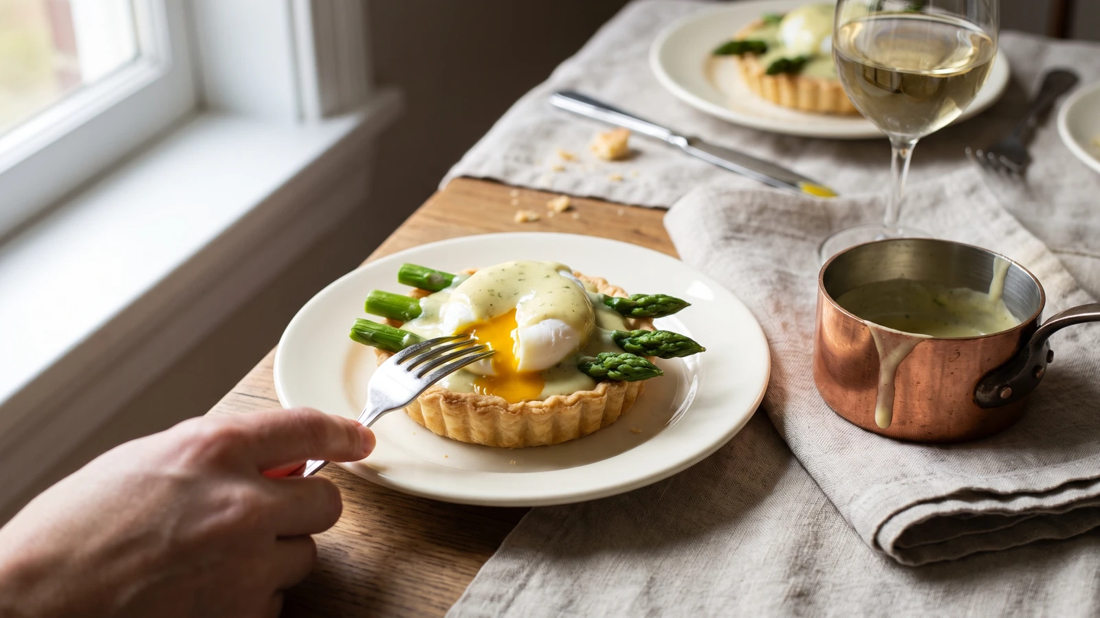 Poached Eggs Argenteuil