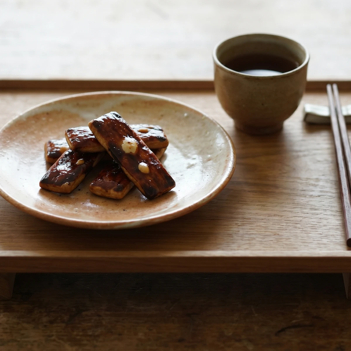 Soft Soy-Soaked Rice Crackers (ぬれせんべい, Nure Senbei)