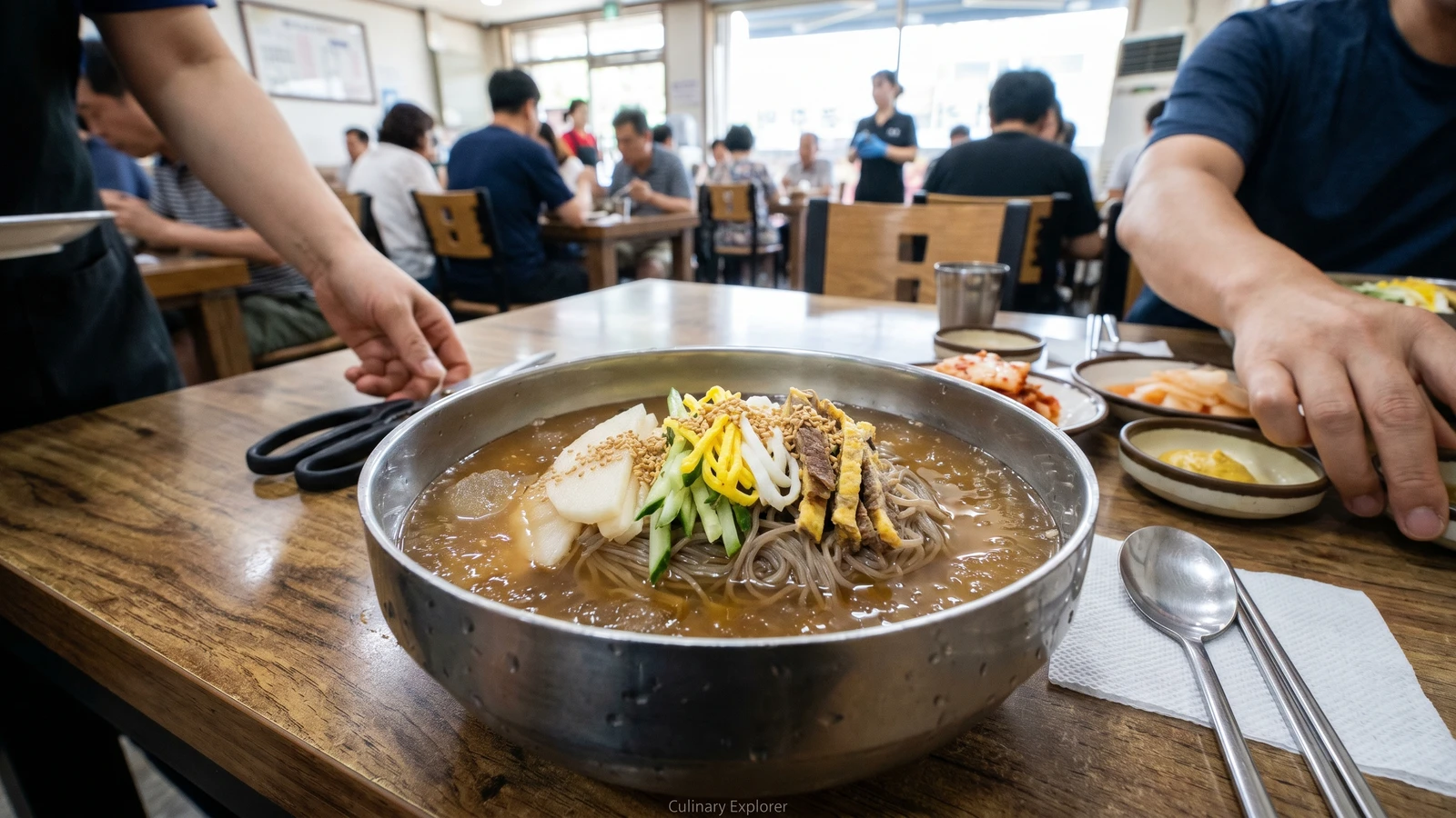 Jinju Naengmyeon (진주냉면, Seafood-Broth Cold Noodles)