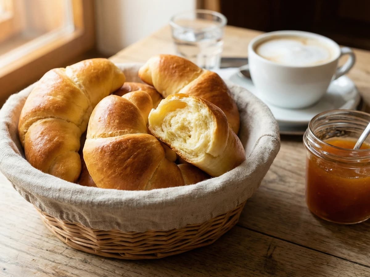 Briochekipferl (Viennese Butter Crescents)