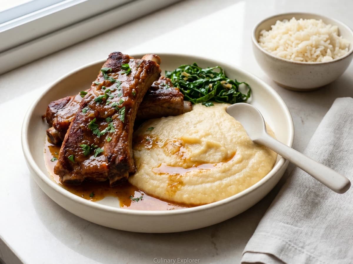 Costelinha com Angu - Chef Juliana
