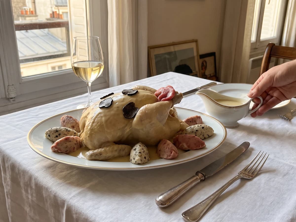 Poularde à la Parisienne - Chef Juliette