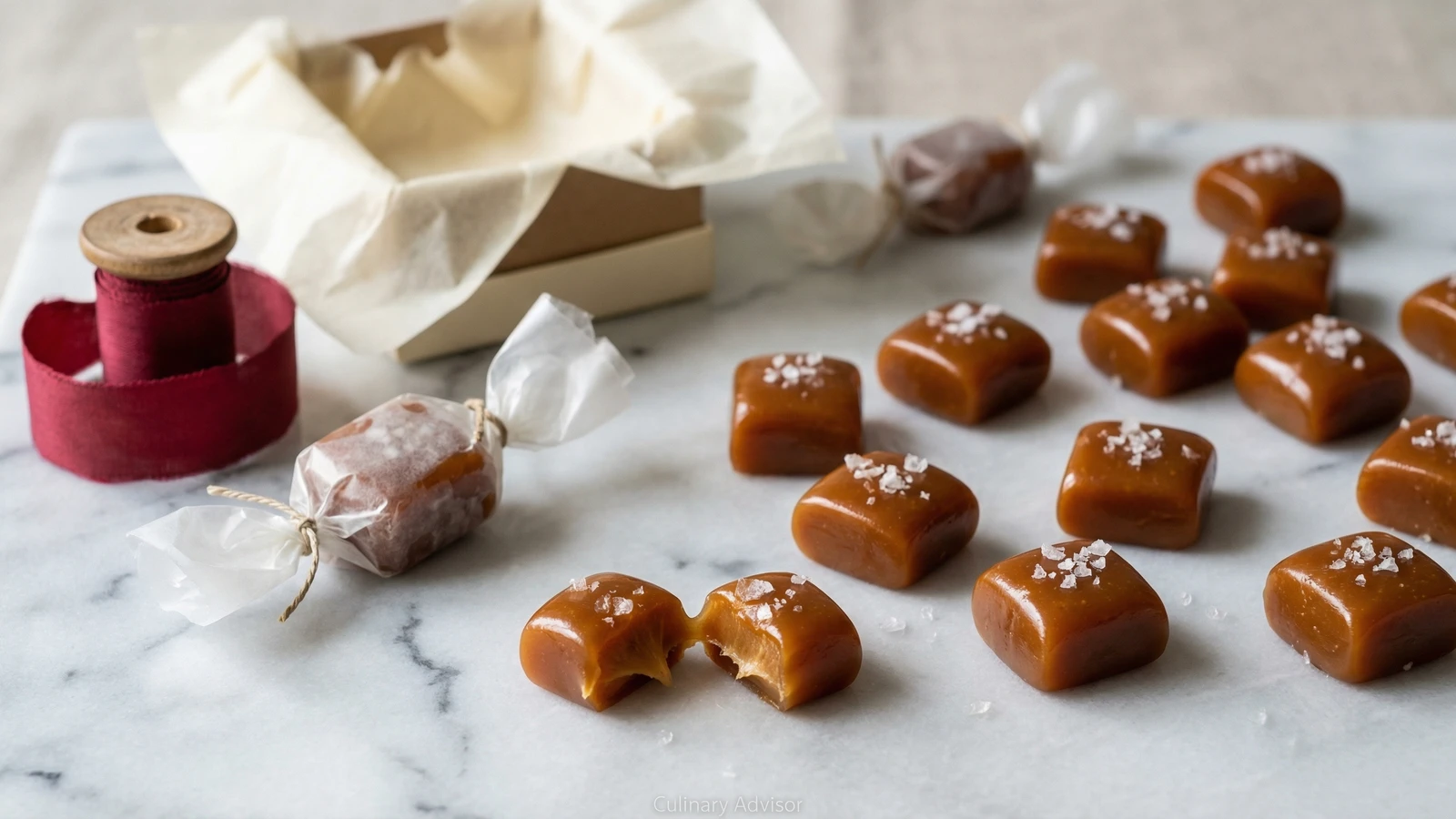 Homemade Salted Caramels