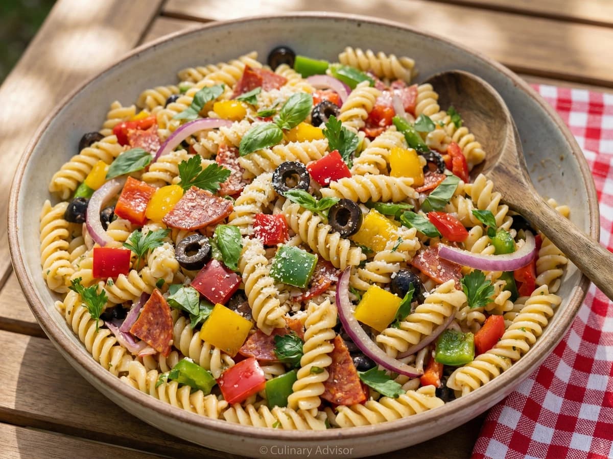 Classic Italian Pasta Salad - Chef Dean