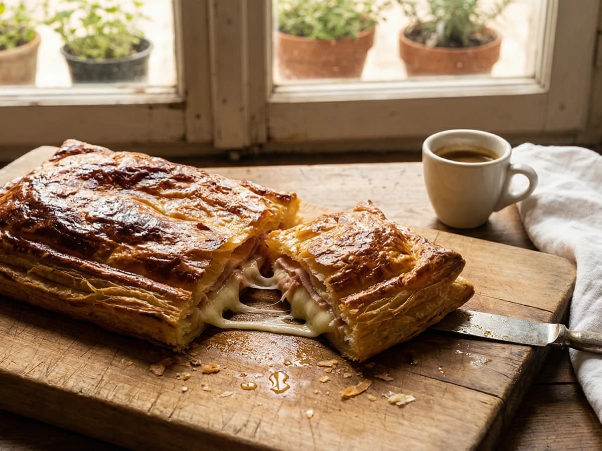 Sfogliata con Prosciutto e Fontina - Chef Graziella