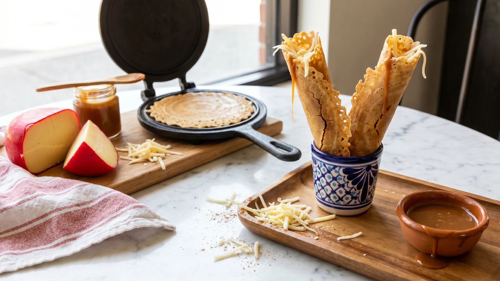 Marquesitas Yucatecas con Queso de Bola