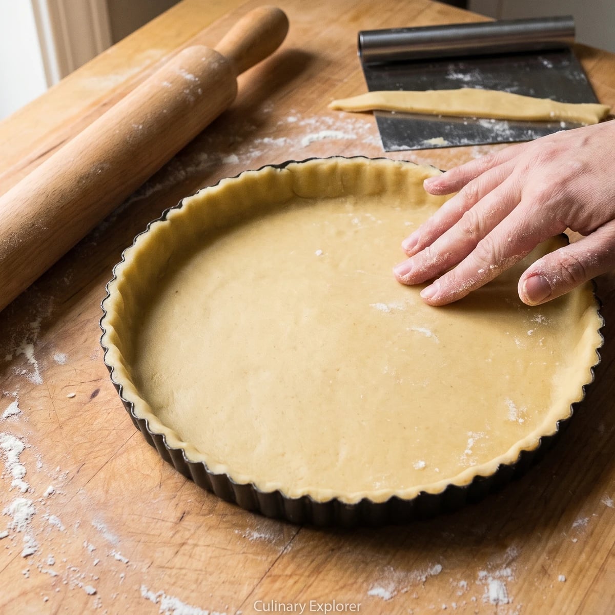 Fine, Short or Flawn Paste (For Fruit Tarts)