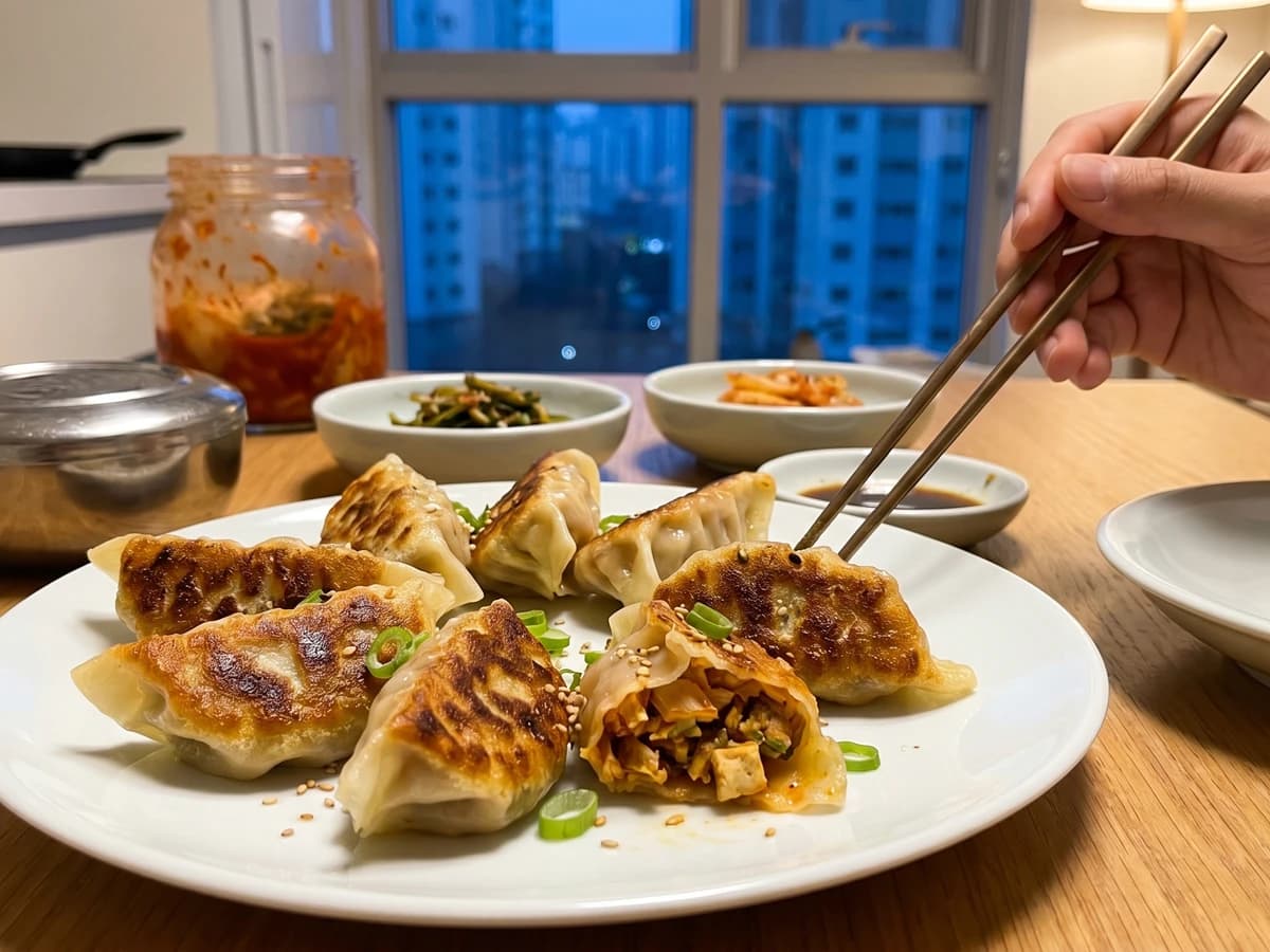 Kimchi-mandu (Kimchi Dumplings) - Chef Jeong-sun