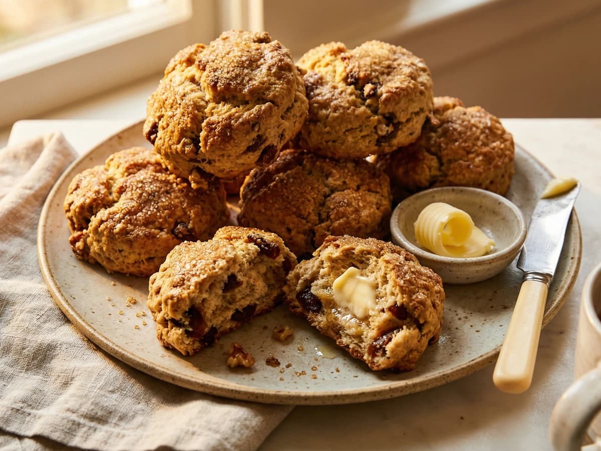 Date and Walnut Scones - Chef Thomas