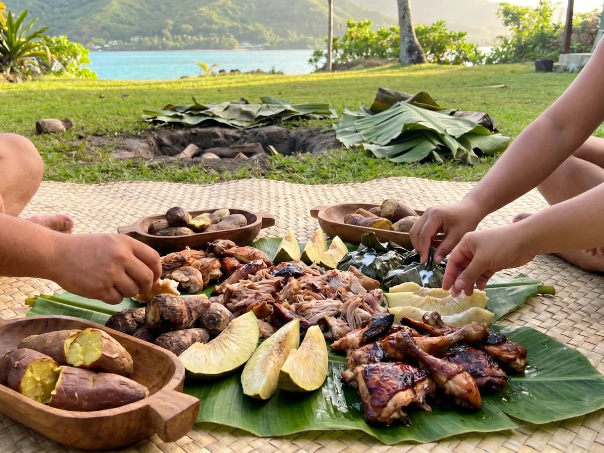 Umukai (Cook Islands Earth-Oven Feast) - Chef Makoa