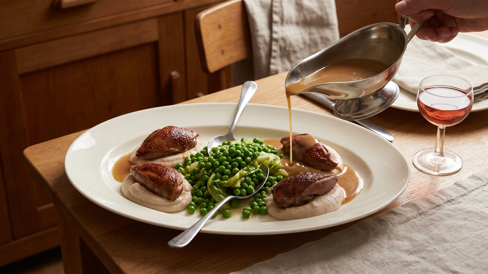 Mousselines de Pigeonneaux à l’Épicurienne