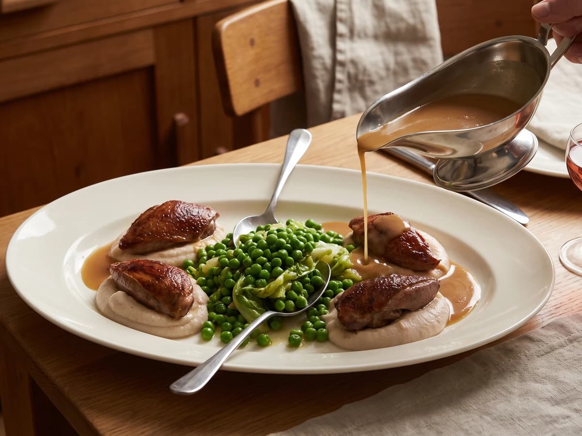 Mousselines de Pigeonneaux à l’Épicurienne