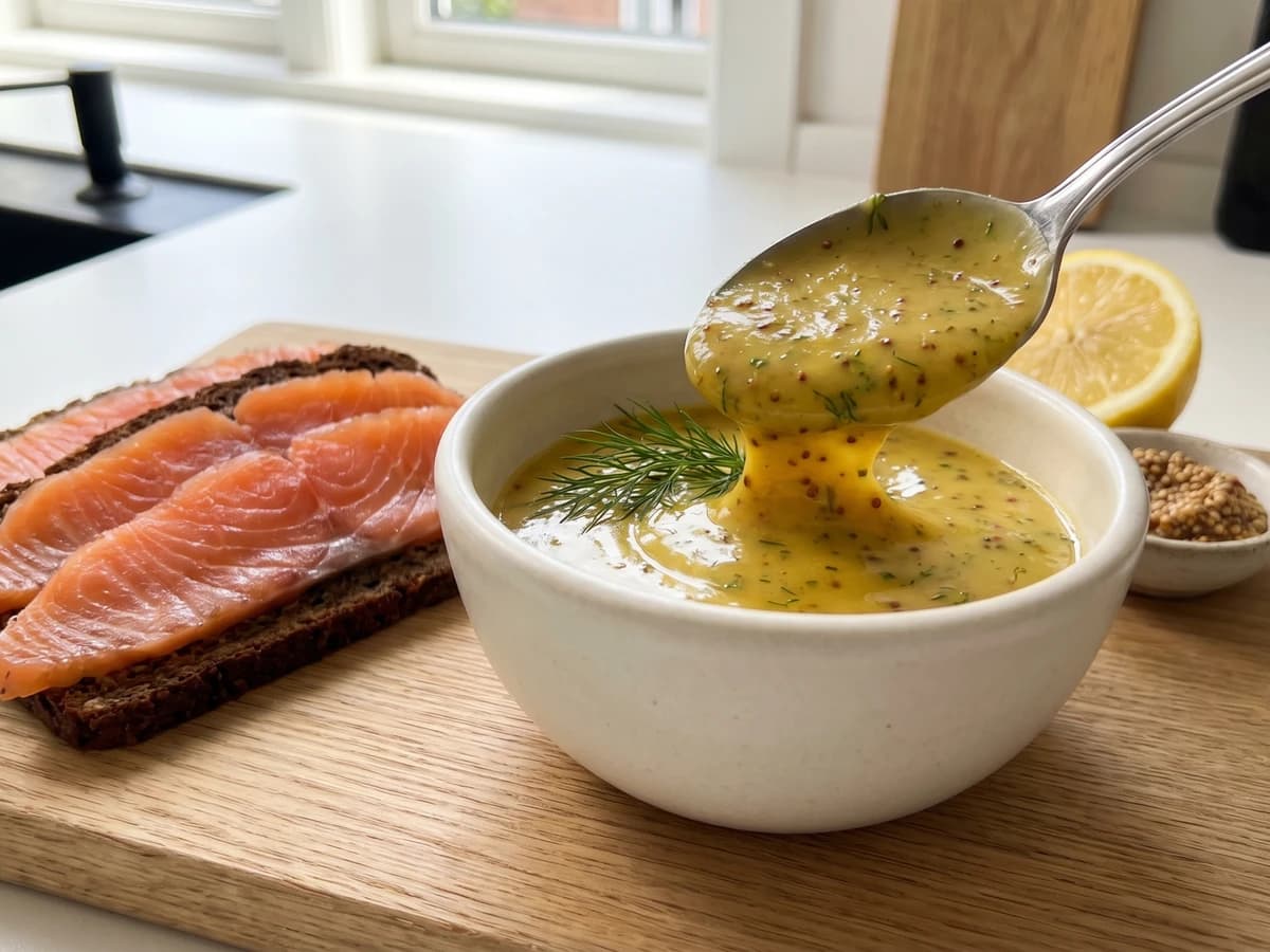 Sød Sennepssauce til Gravad Laks - Chef Freja
