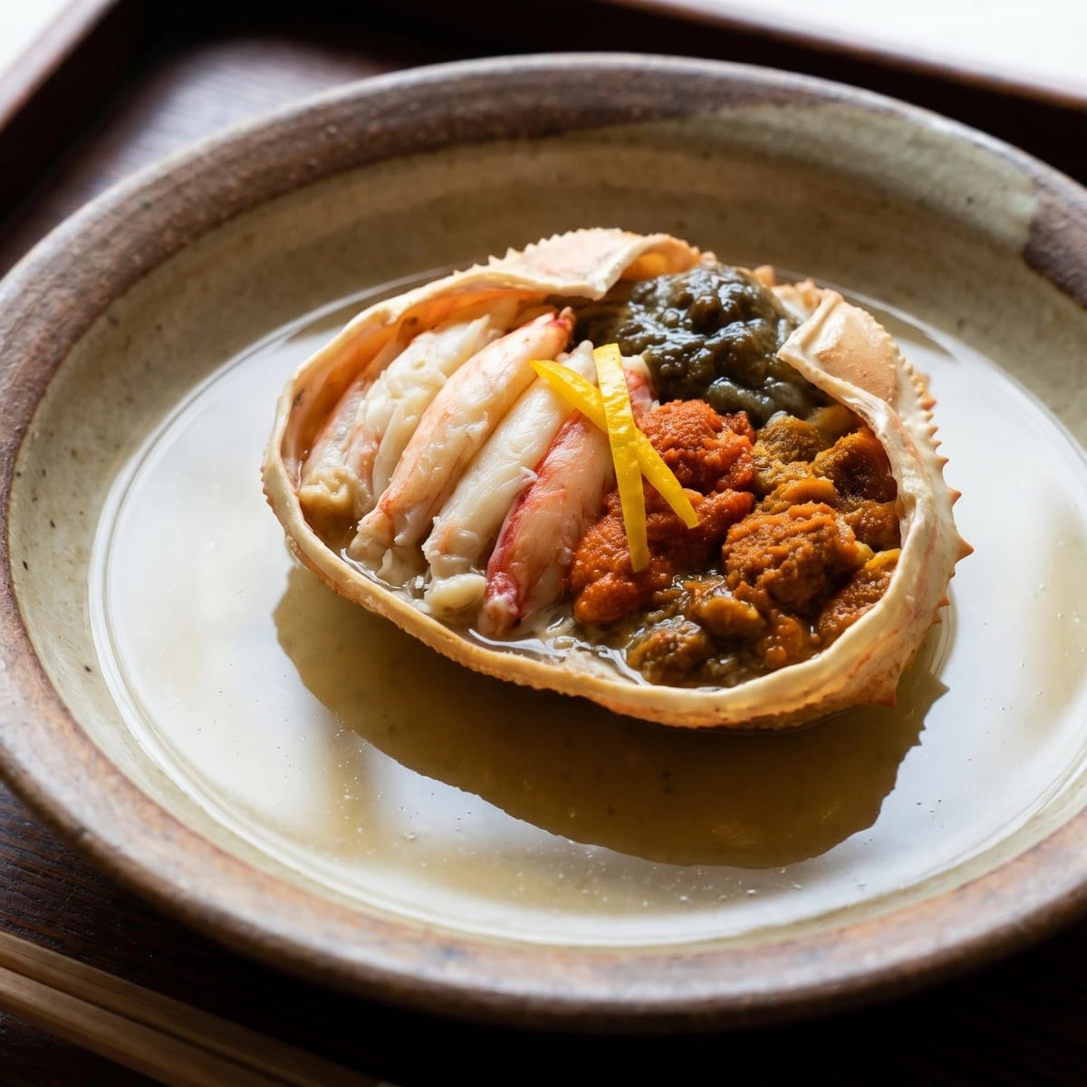Kōbako Crab Oden (蟹面, Kanimen)