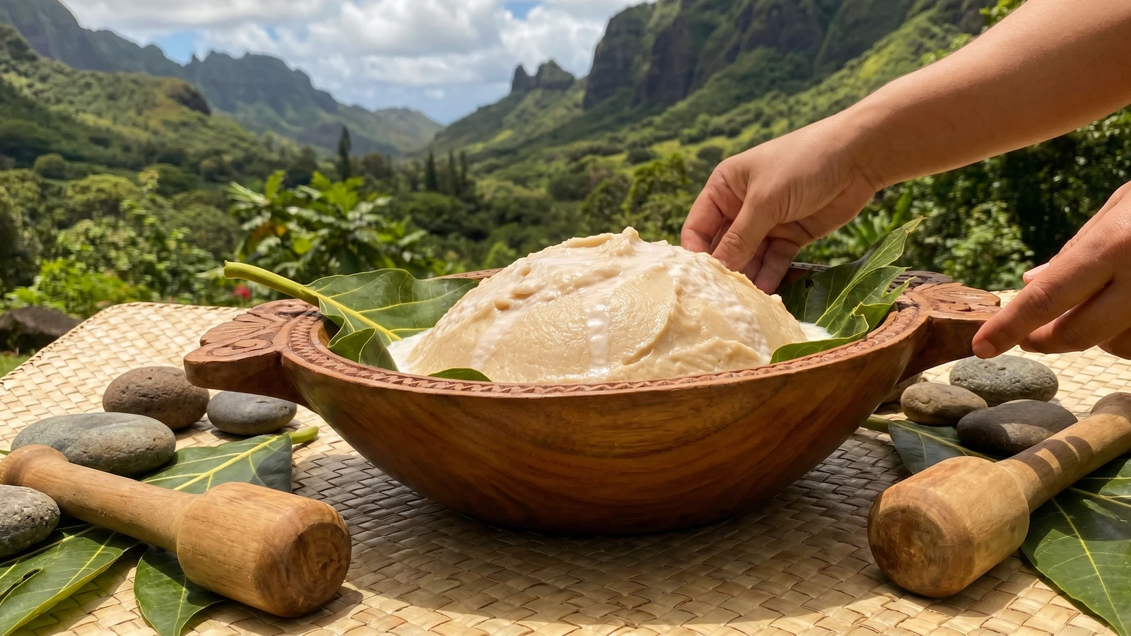 Popoi Mā (Marquesan Fermented Breadfruit Paste)