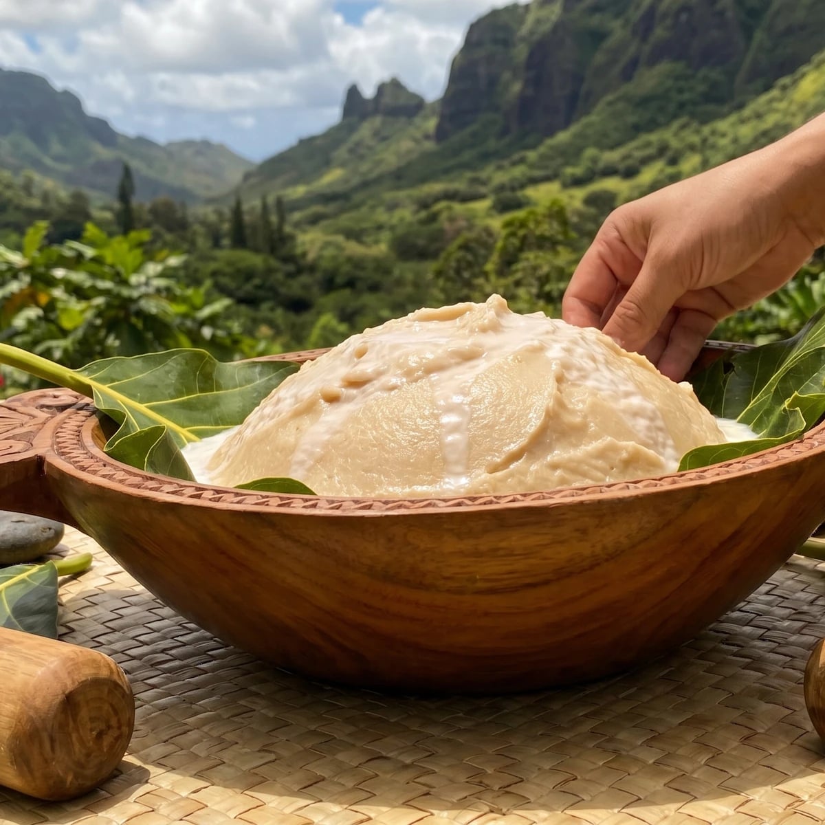 Popoi Mā (Marquesan Fermented Breadfruit Paste)