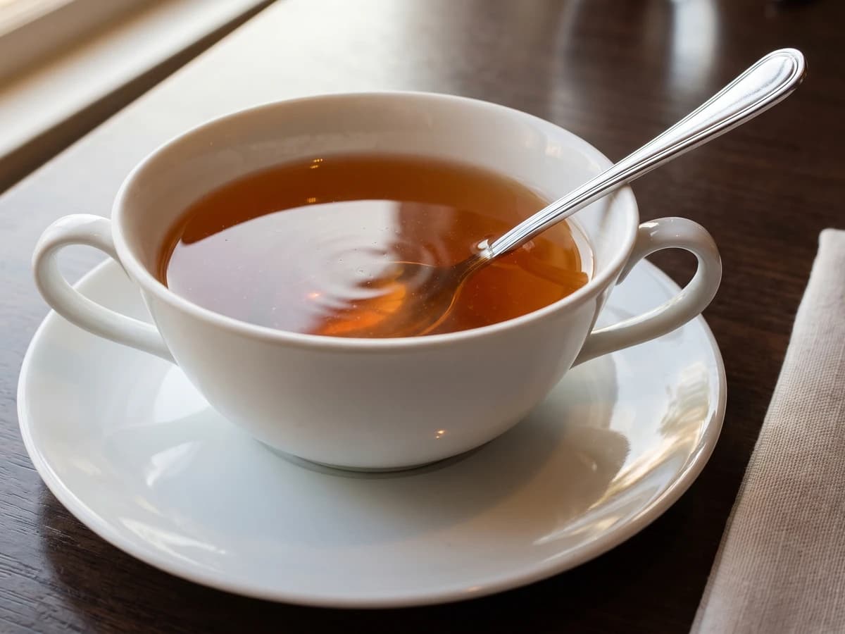 Consommé aux Piments Doux - Chef Juliette