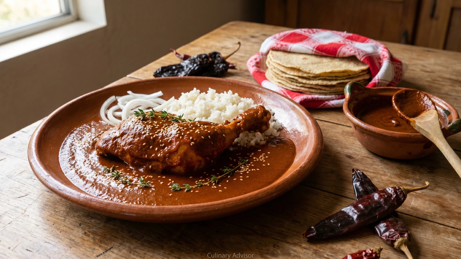 Mole Coloradito Oaxaqueño con Pollo