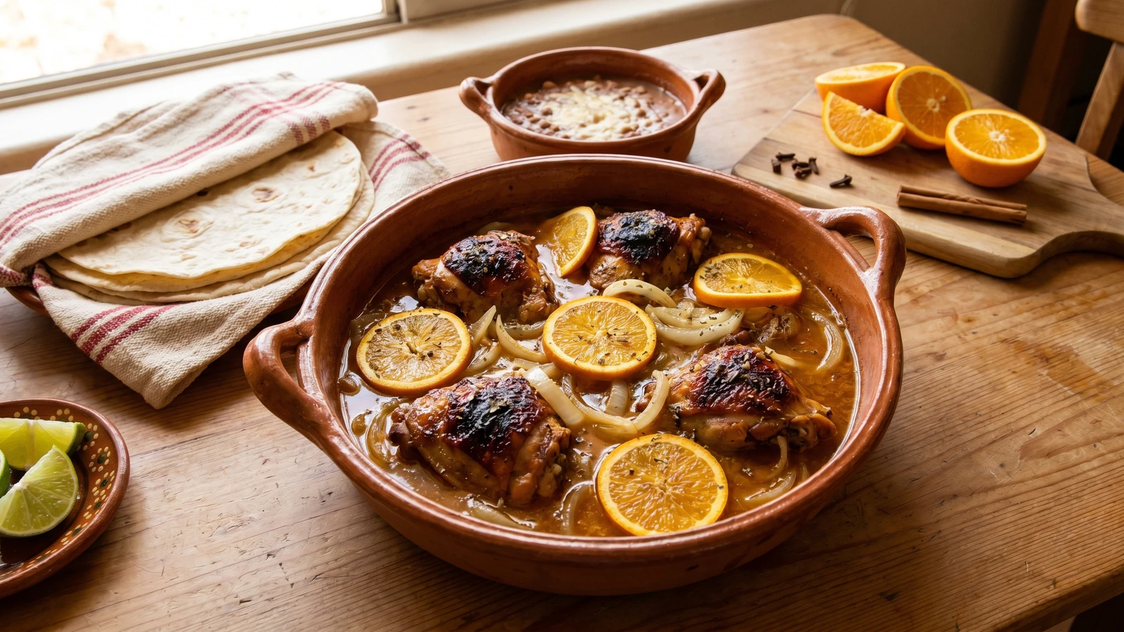 Pollo a la Naranja Sonorense