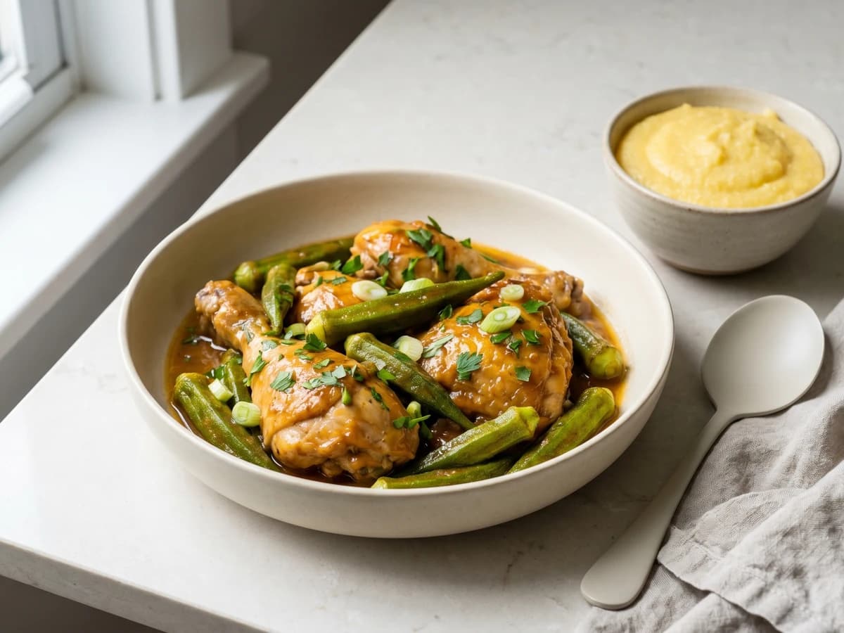 Frango com Quiabo - Chef Juliana