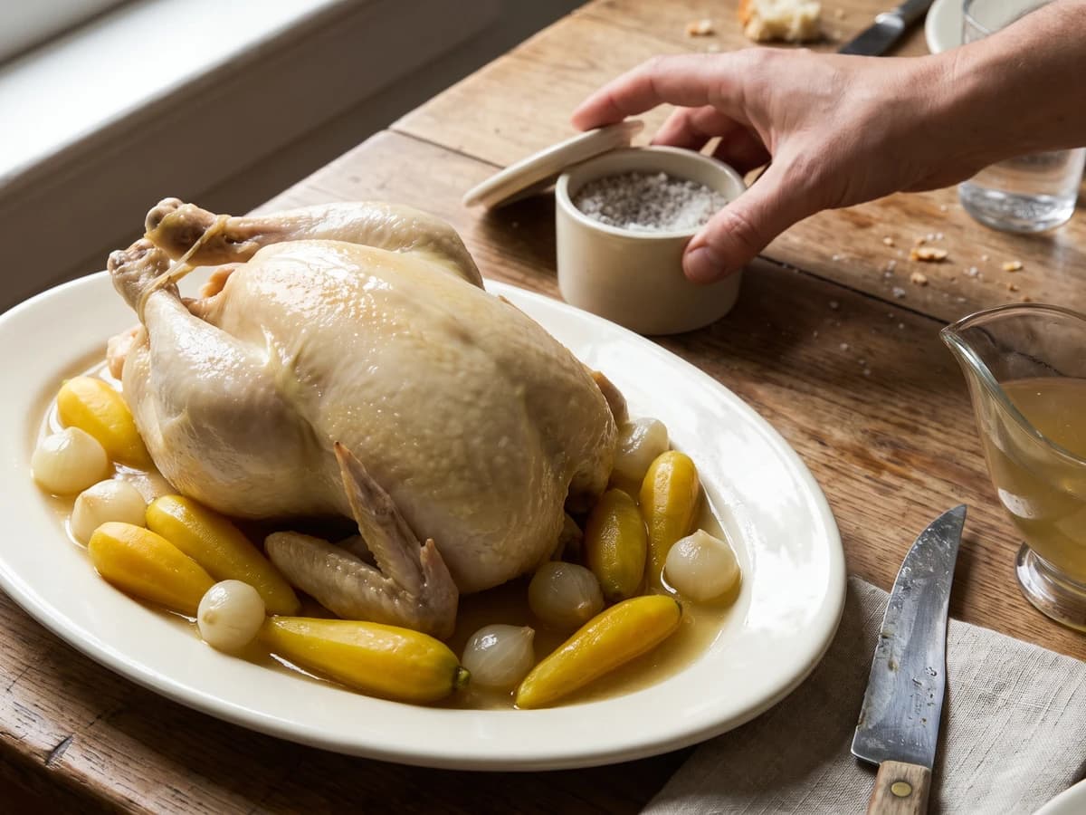 Poularde au Gros Sel - Chef Juliette