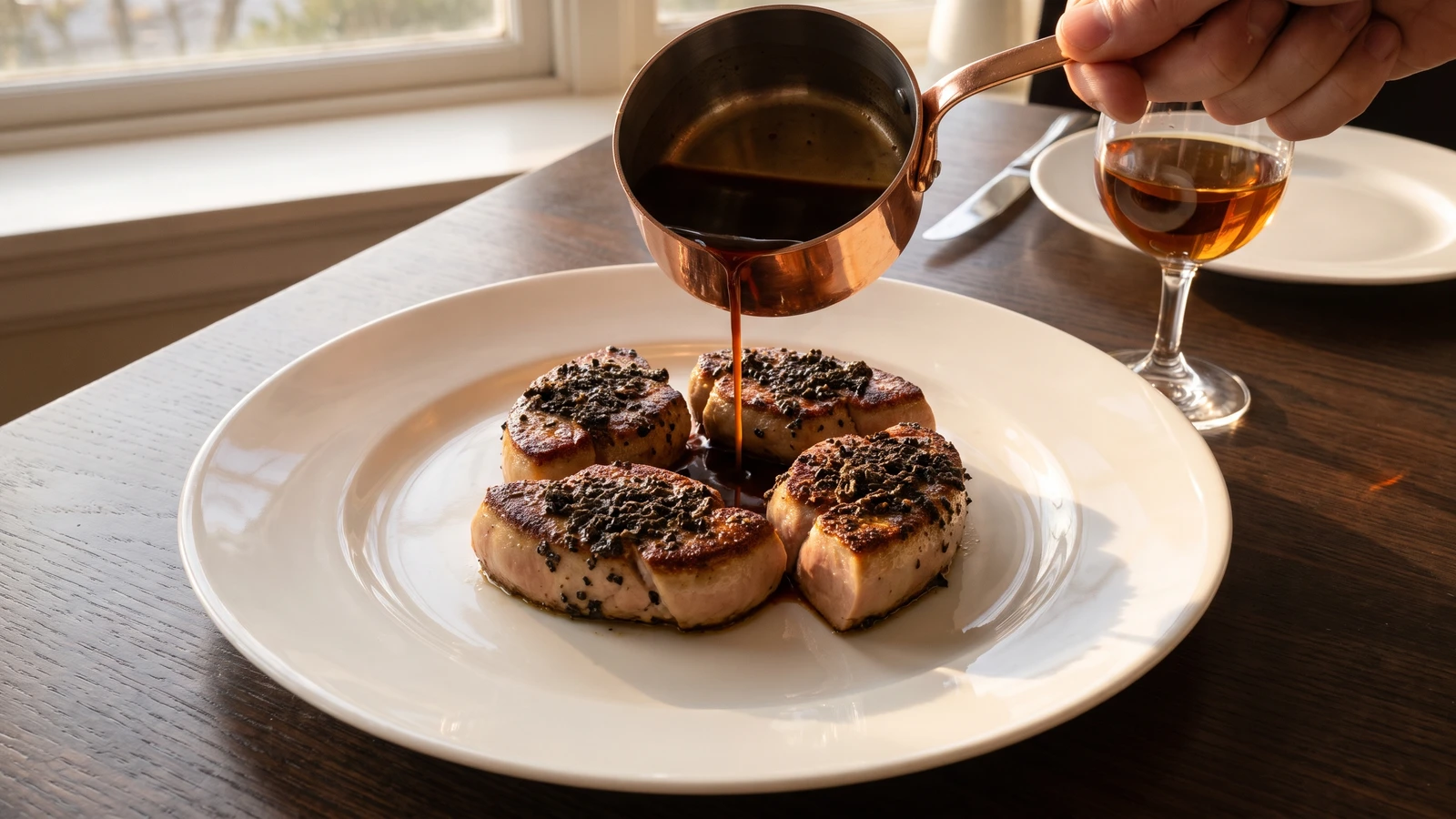 Escalopes de Foie Gras à la Périgueux