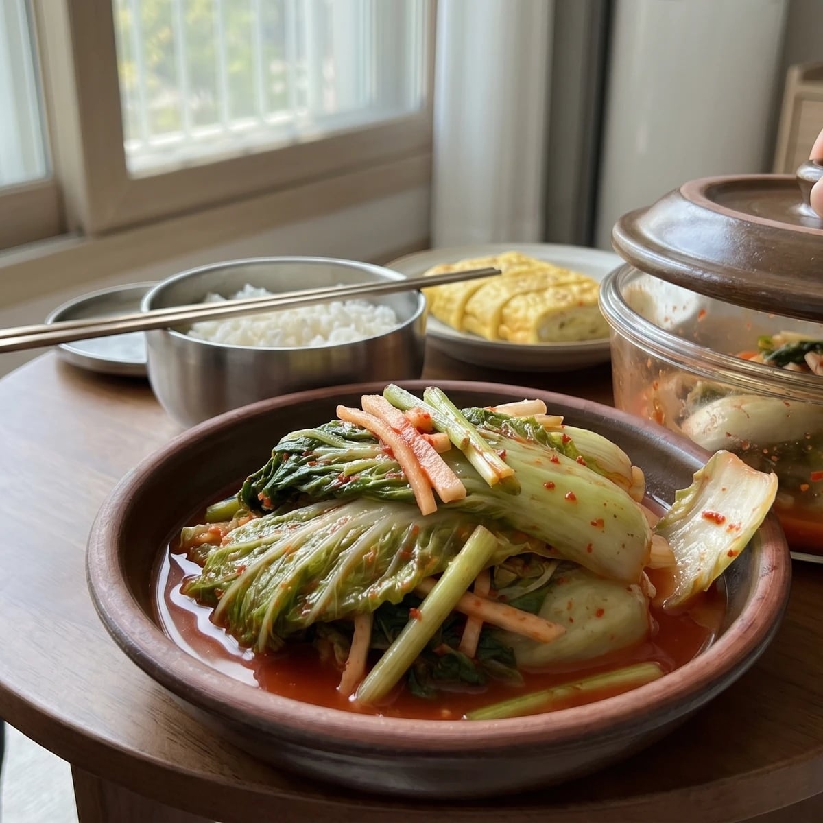 Eolgari-kimchi (Young Cabbage Kimchi)