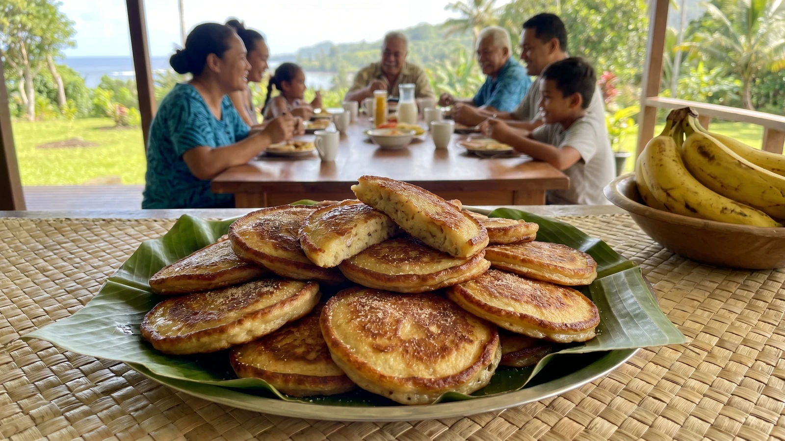 Panikeke Faʻi (Sāmoan Fried Banana Pancakes)