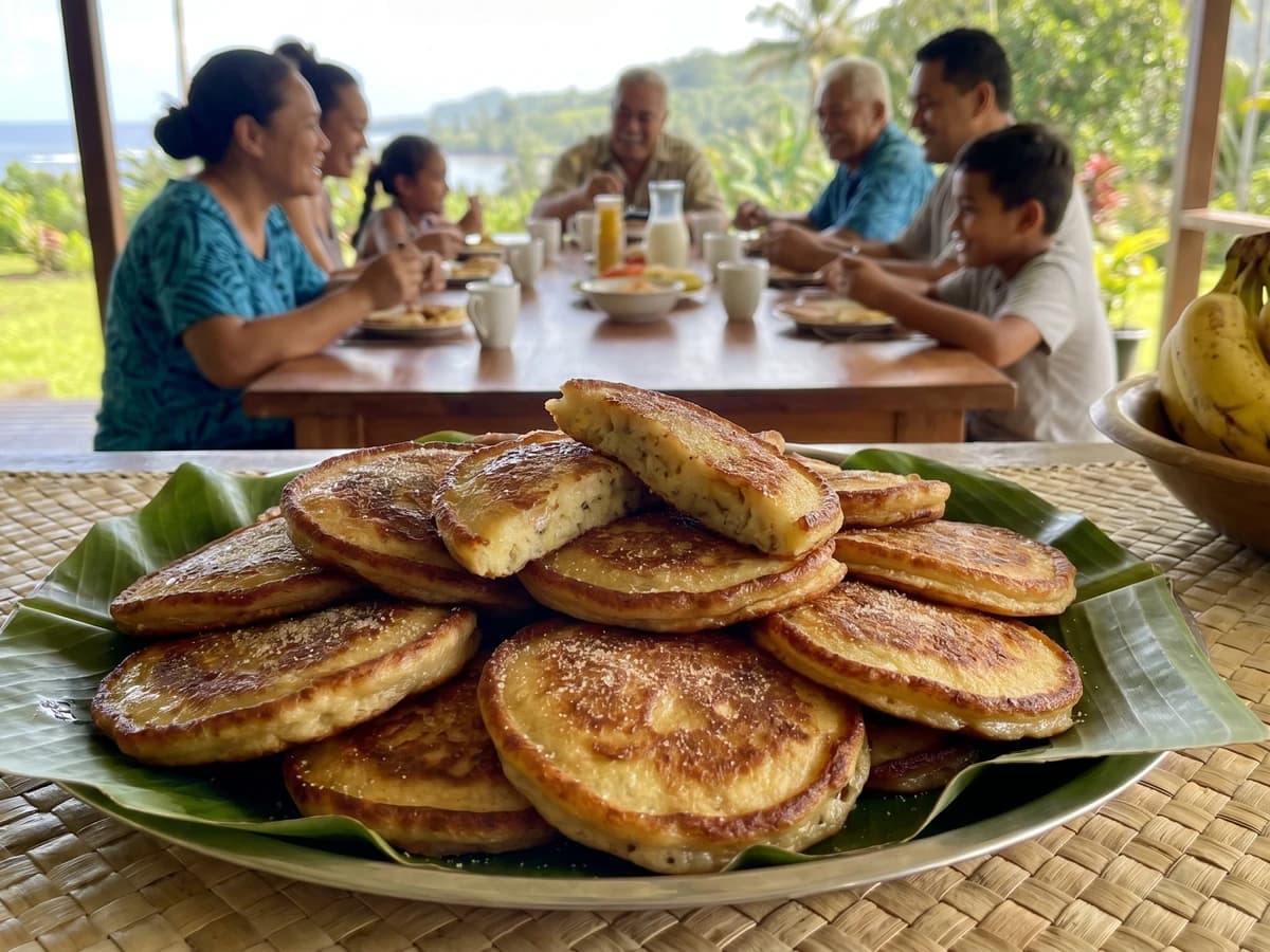 Panikeke Faʻi (Sāmoan Fried Banana Pancakes) - Chef Makoa