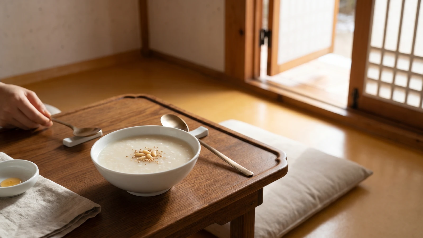 Tarak-juk (Royal Milk Porridge)