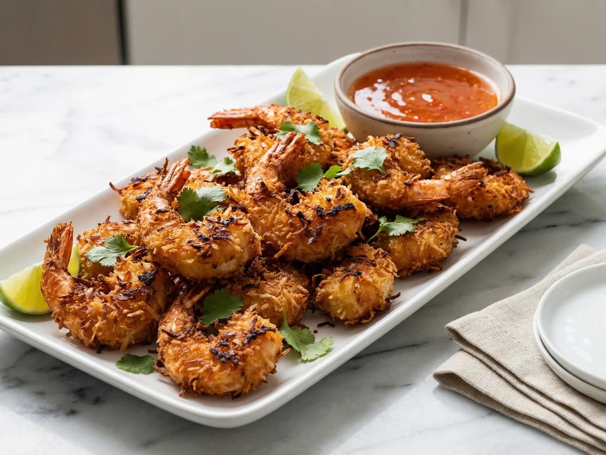 Crispy Air Fryer Coconut Shrimp - Chef Dean