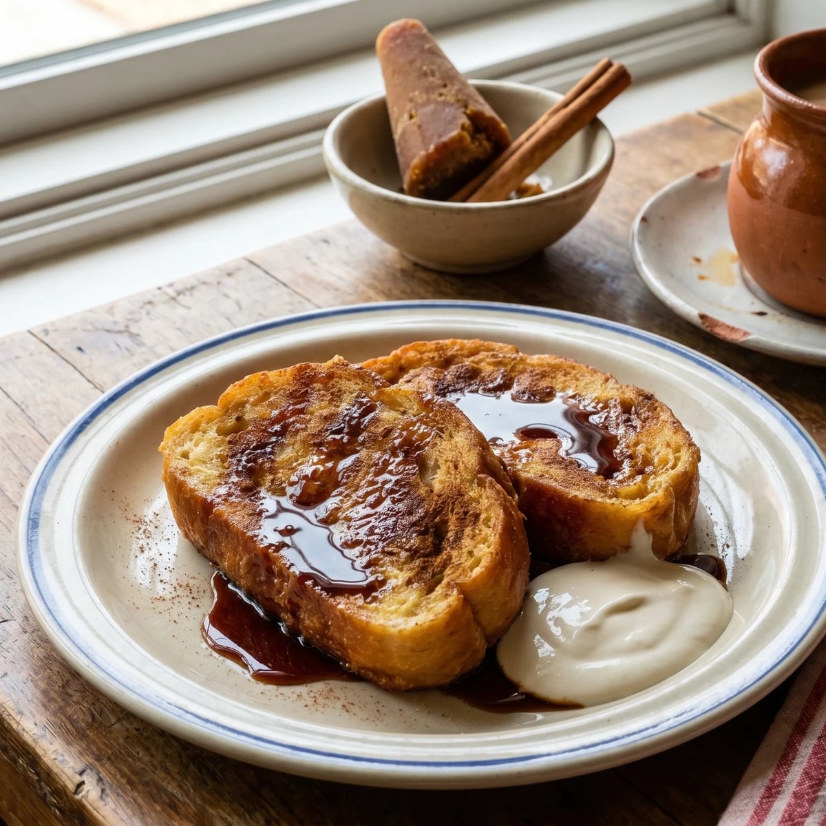 Pan Francés con Piloncillo y Canela