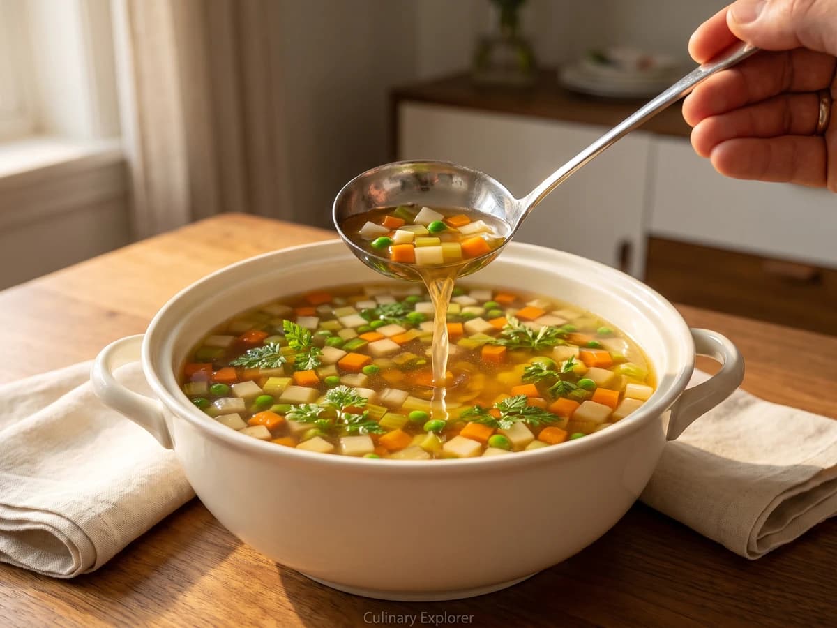Consommé Brunoise - Chef Juliette