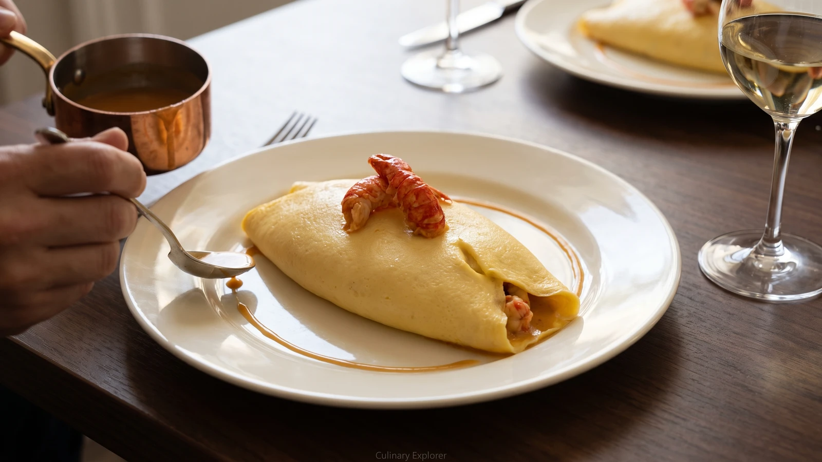 Omelet à la Nantua