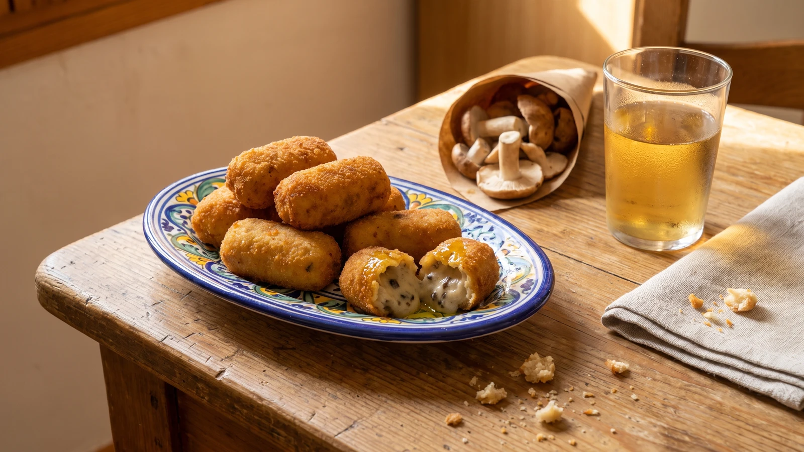 Croquetas Castellanas de Setas y Boletus
