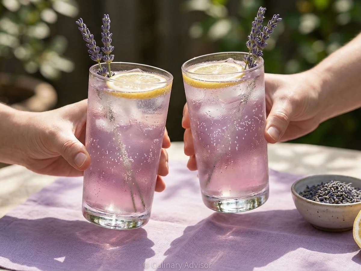 Lavender Lemonade Spritzer - Chef Dean