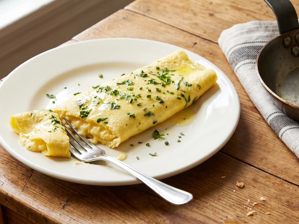 Omelet aux Fines Herbes - Chef Juliette